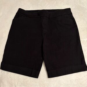 Women's Pull On Black Shorts